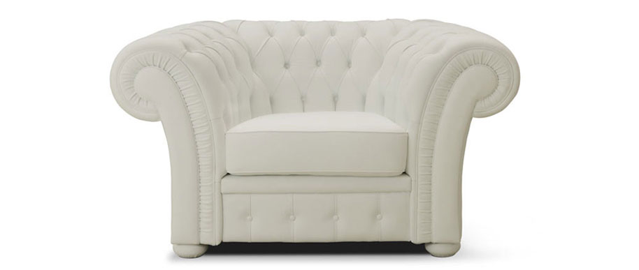 Poltrona Chesterfield Capitonnè Gabbiano