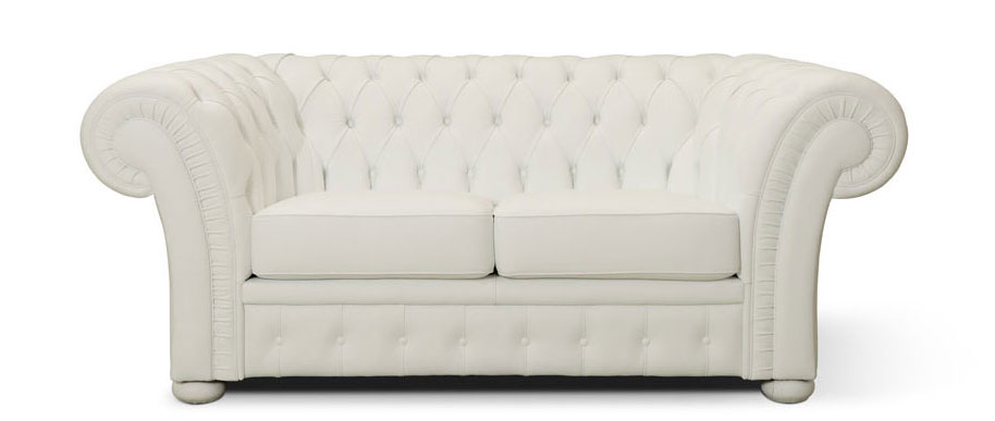 Divano 2 Posti Chesterfield Capitonnè Gabbiano