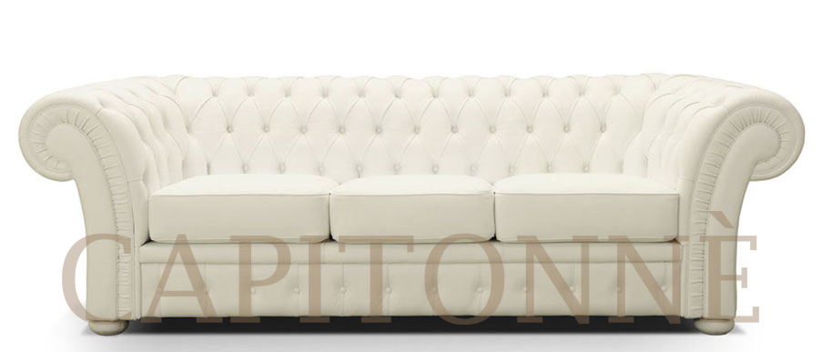 Divano Capitonnè Chesterfield Originale Vintage Inglese salerno